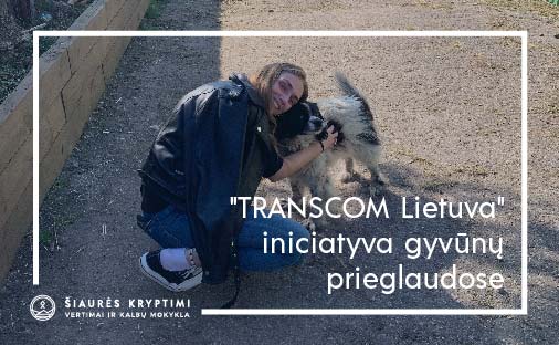 Straipsnio "TRANSCOM Lietuva" iniciatyva gyvūnų prieglaudose paveikslėli